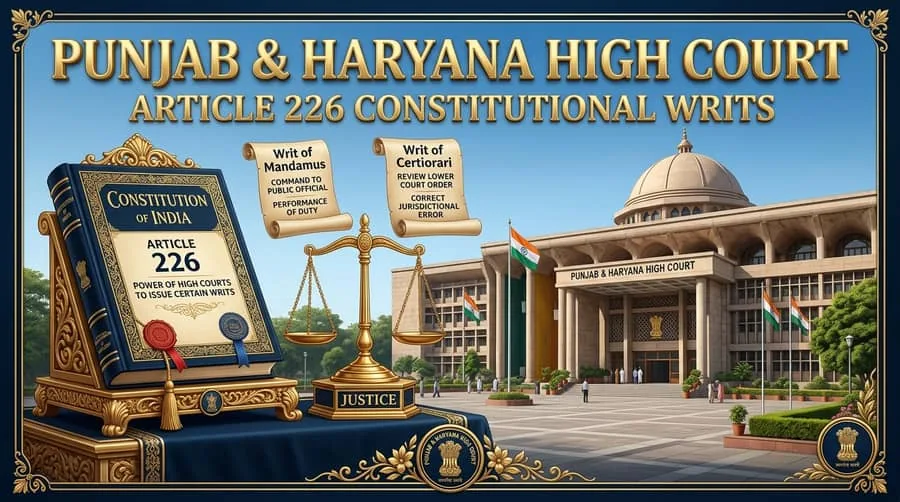 Top Rated High Court Advocate Chandigarh Article 226 Constitutional Civil Writ Petition Mandamus Certiorari Specialist Lawyer